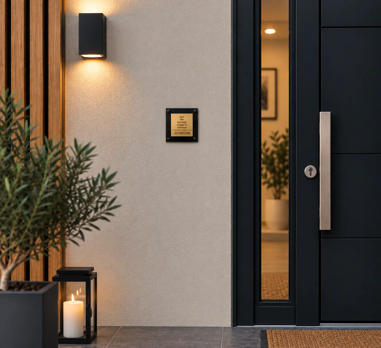 dorskilt-elegant-svart-blank-1