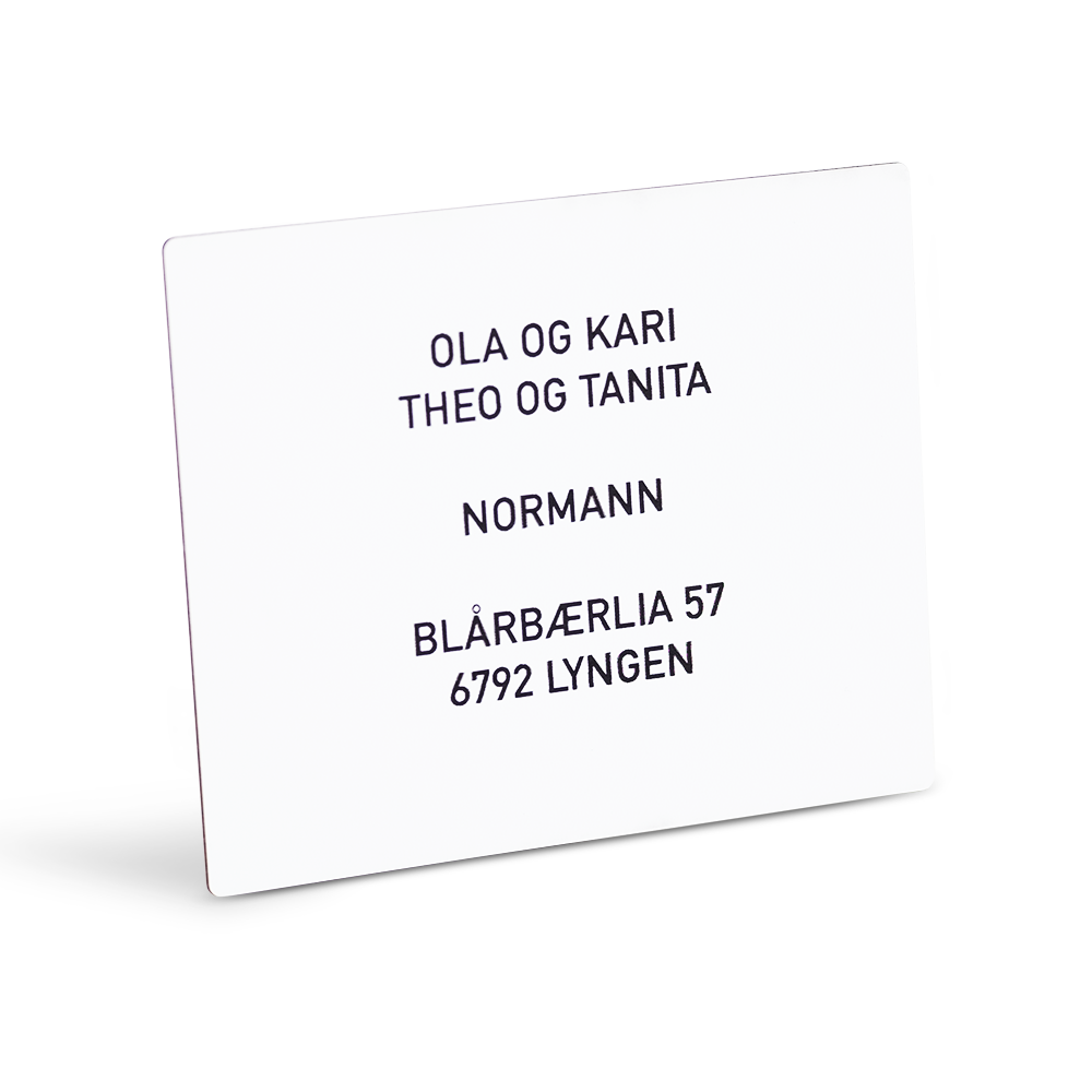 postkasseskilt-xl-hvit